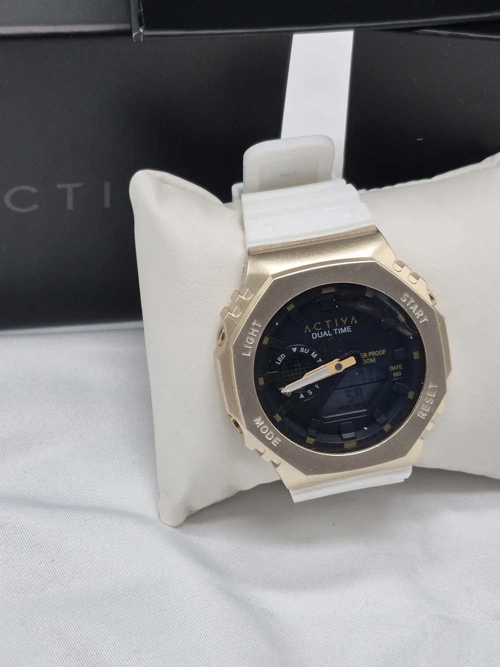 Activa Stamina Series Sport Watch - White & Rose Gold